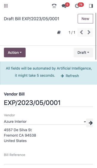 برنامج odoo المحاسبي